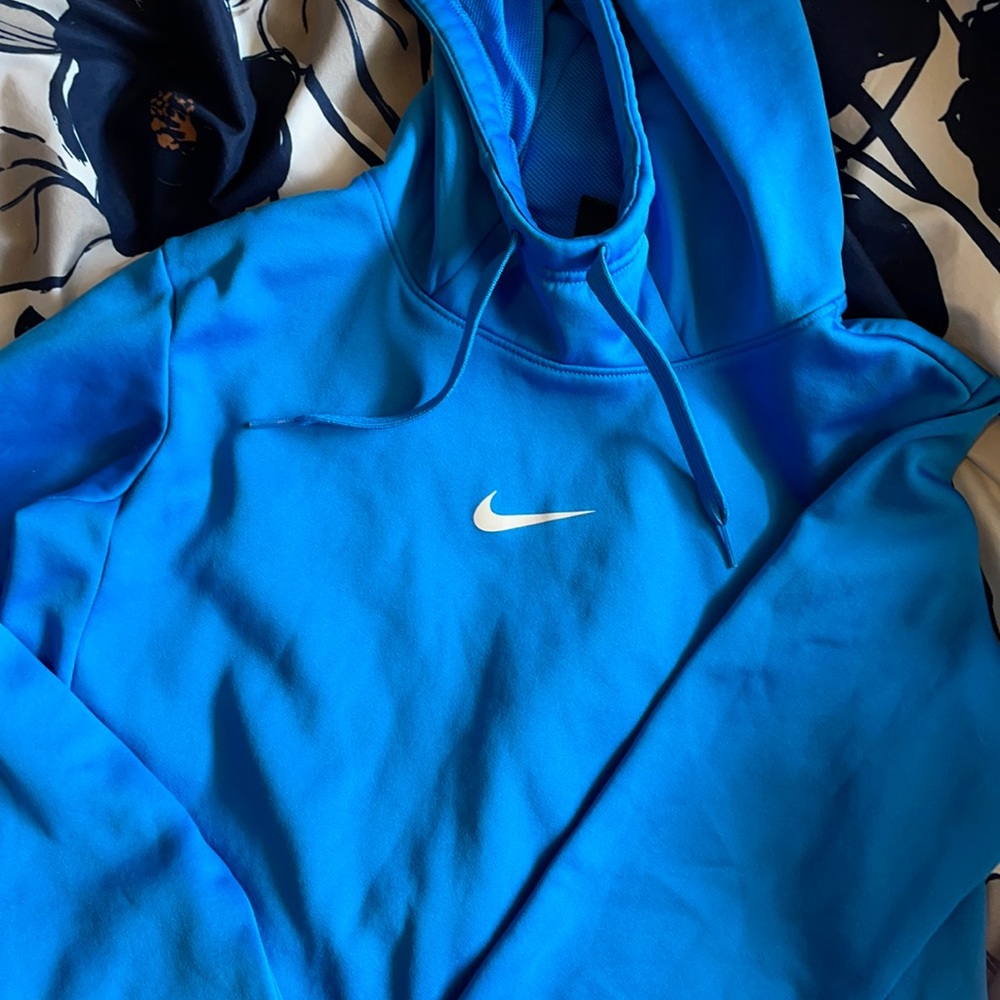 Nike Dri fit Bright Blue Hoodie GUC